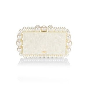 Brand New Cult Gaia EOS ivory clutch!